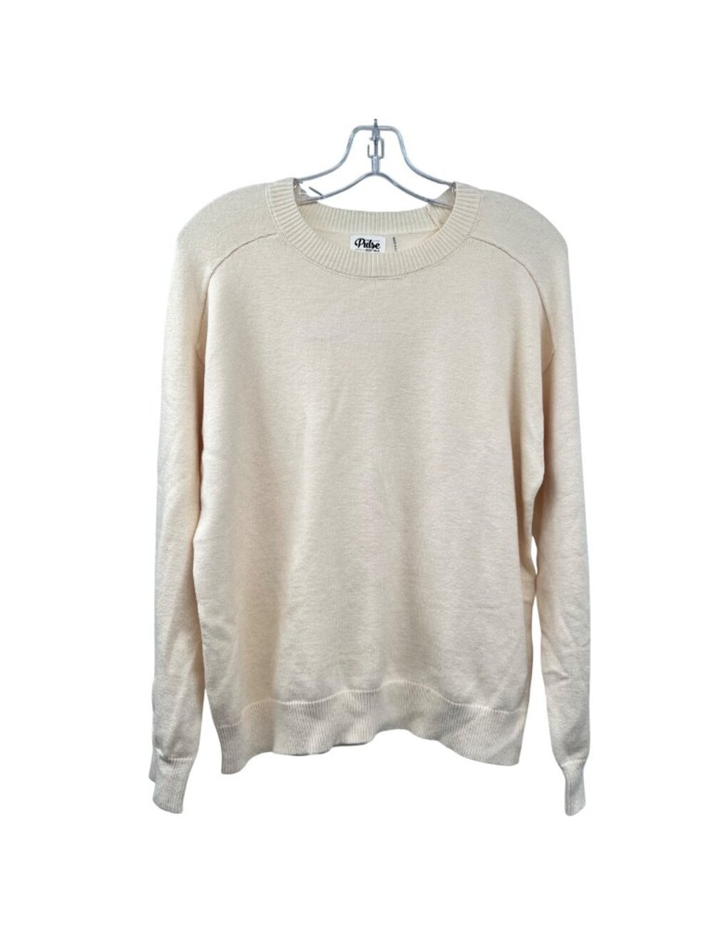 The Pulse Boutique Womens Pullover Sweater Peach Lightweight Size Large